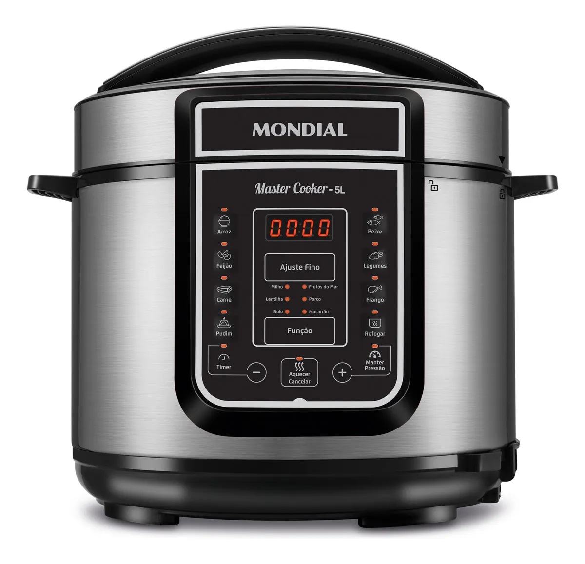 Panela de Pressão Elétrica Digital 5L Mondial 900W - PE-38